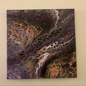 “Slope” Original Pour Painting on canvas